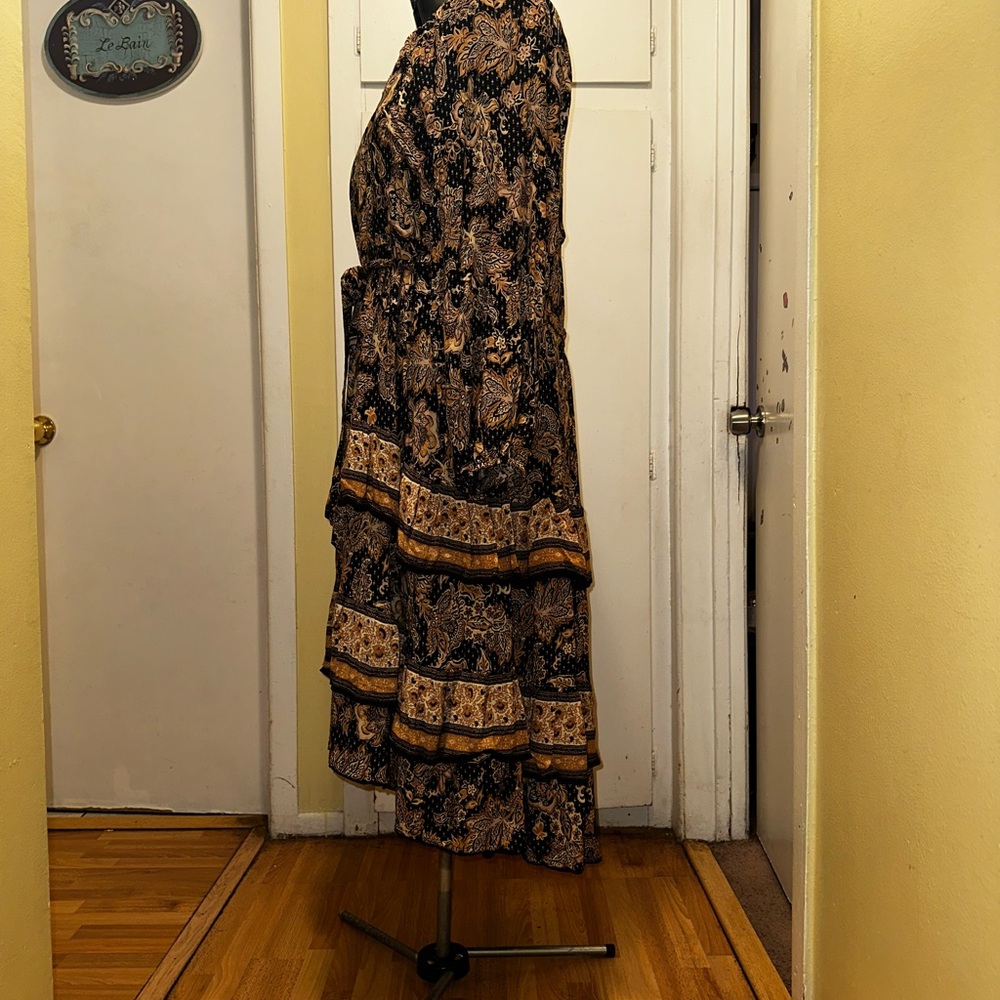 Floral Maxi Long Sleeve Dress